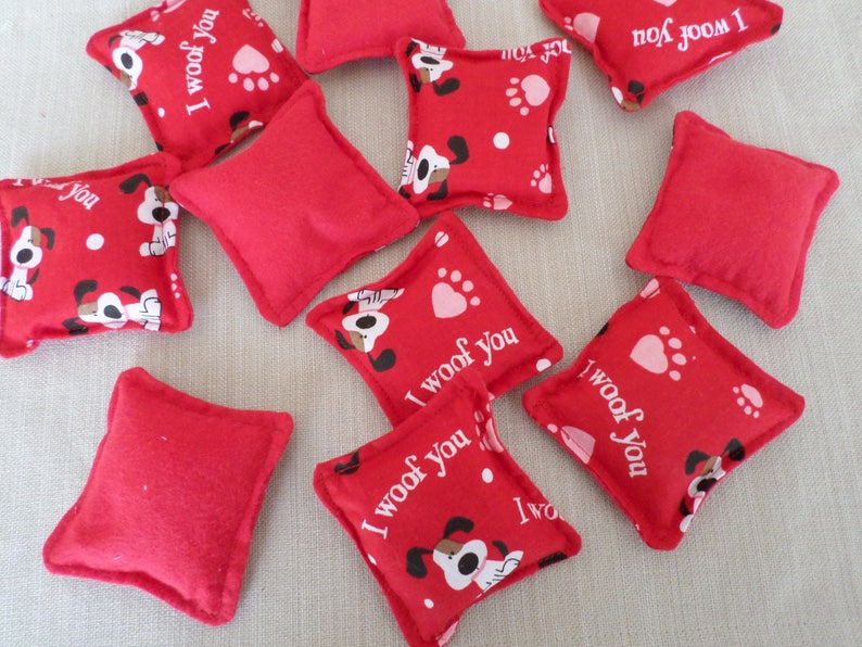 Valentine's Day Classroom Exchange Handwarmers I Woof You Set of 6 image 5