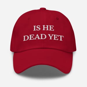 Is He Dead Yet Political Hat