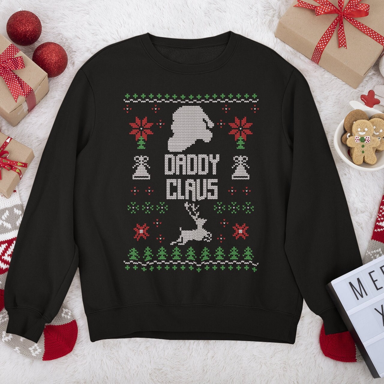 Daddy Claus Ugly Christmas Sweater 