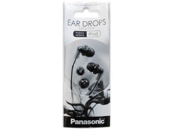 En la oreja los auriculares Panasonic RP HJE120 PPK, negro * libre de envío En la oreja los auriculares Panasonic RP HJE120 PPK, negro * libre de envío