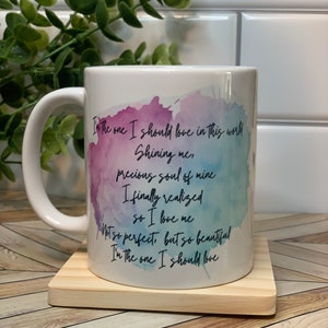 BTS Jin Epiphany Mug, I’m The One I Should Love, BTS Lyrics Cup, Kpop Army Gift, Inspirational Self Love Mug, Jin Coffee Cup