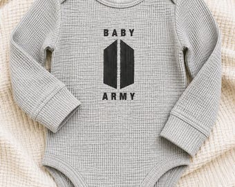 BTS Baby ARMY onesie, KPOP baby shower gift, baby gift