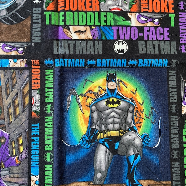 Fabric remnant - batman gotham - joker and penguin