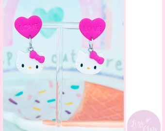 Kawaii earrings / Rainbow earrings / Cute earrings