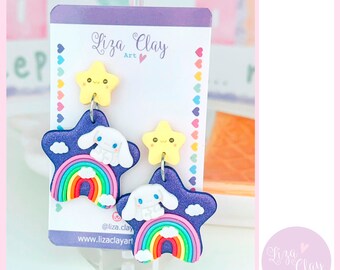 Kawaii earrings / Rainbow earrings / Cute earrings