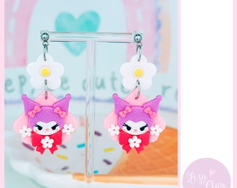 Kawaii earrings / Rainbow earrings / Cute earrings