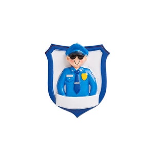 Policeman Personalized Christmas Ornament, Police Man Personalized Ornament, Policemen Personalized Ornament