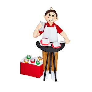 BBQ Guy  Personalized Ornament-Hand Personalized Christmas Ornament