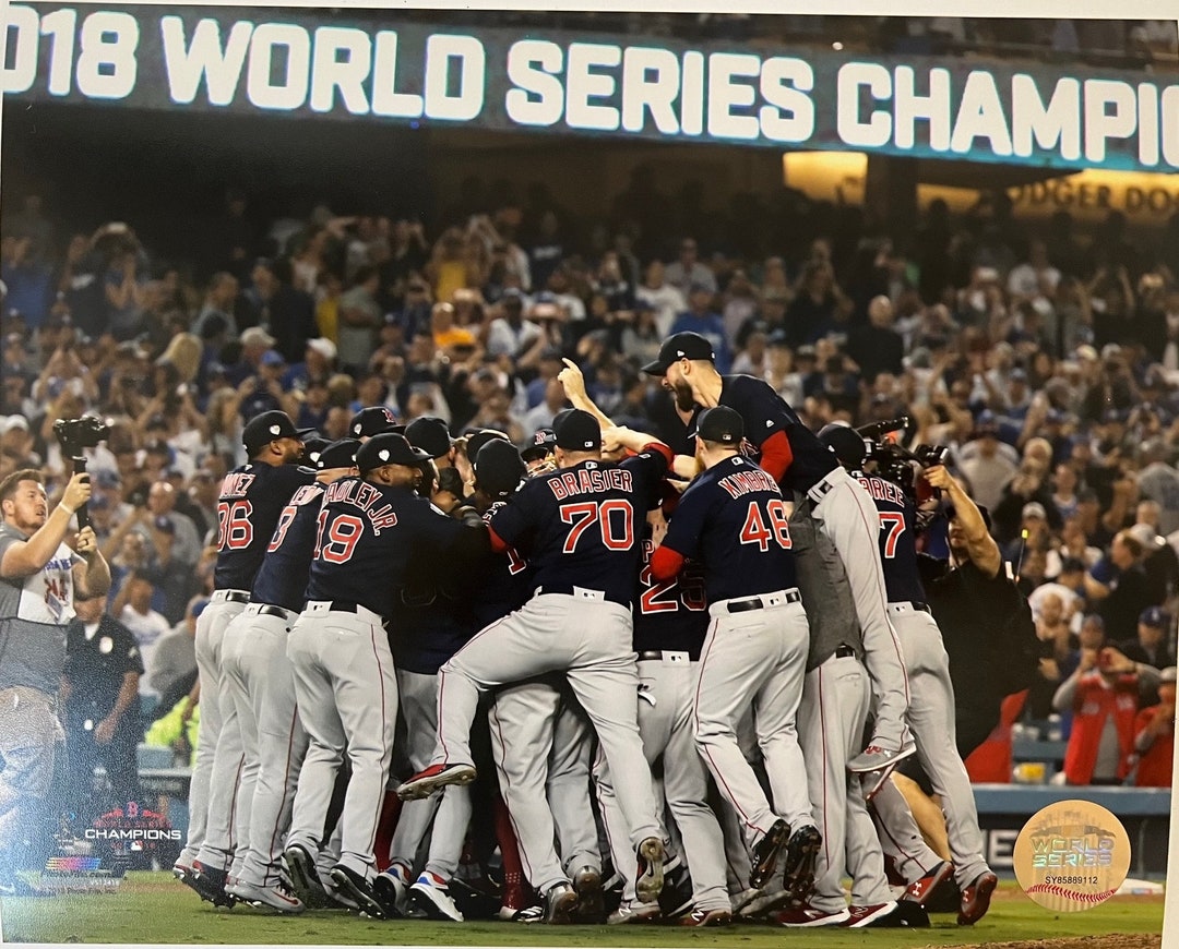 Boston Red Sox 2018 World Series Champions Winning Game 5-photo Print ...