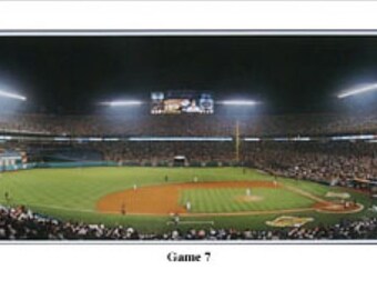 Florida Marlins Game 7, 1997 World Series Panoramic Poster #2005