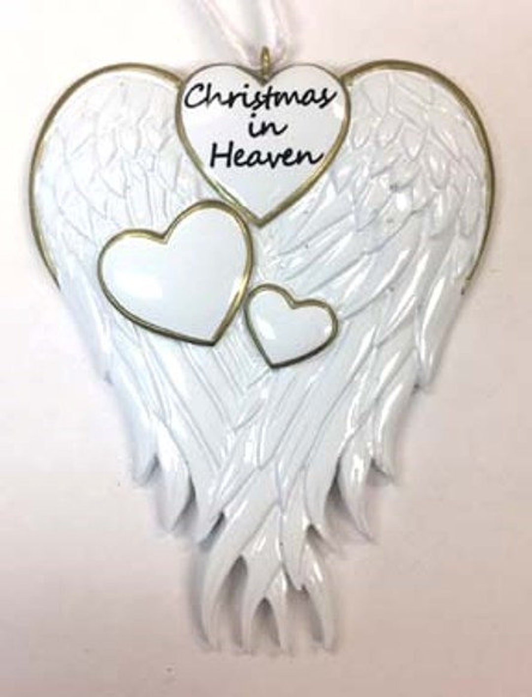 Christmas in Heaven Personalized Christmas Ornament Hand Personalized