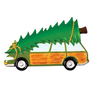 Family TRUCKSTER  STATION WAGON Personalized Christmas Ornament, Christmas Decoration for Tree, Christmas Tree Ornament