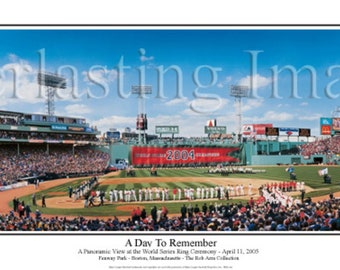 Red Sox Fenway Park A Day to Remember copy signatures Panoramic Poster #2036