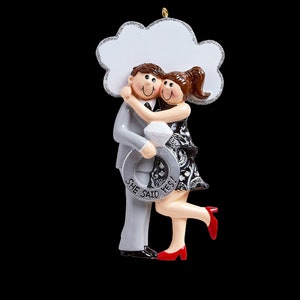 She Said Yes! Personalized Christmas Ornament - Hand Personalized Christmas Ornament - Christmas Decoration for Tree
