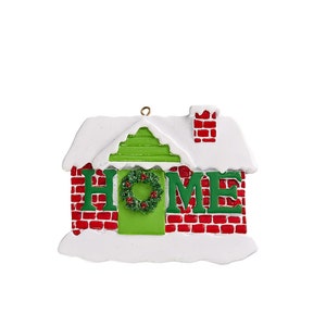 HOME Personalized Ornament-Hand Personalized Christmas Ornament