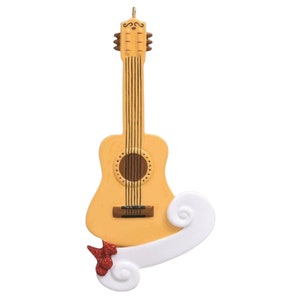 CLASSICAL GUITAR Personalized Christmas Ornament - Hand Personalized Christmas Ornament - Christmas Decoration for Tree