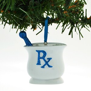 Pharmacist Blue Male Personalized Christmas Ornament, Occupation Christmas Ornament, Christmas Decoration for Tree, Christmas Tree Ornament