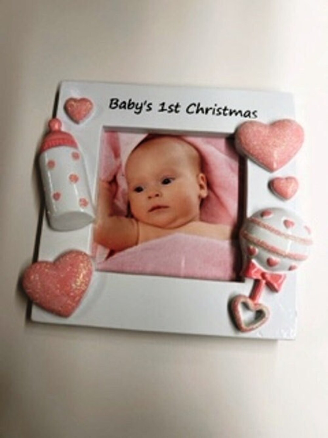 Baby Girl Picture Frame Personalized Christmas Table Top/ Etsy