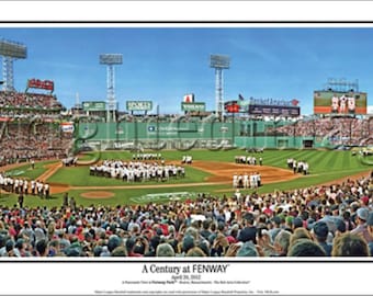 Boston Red Sox A Century at Fenway April 20, 2012 Panoramic Poster #2073