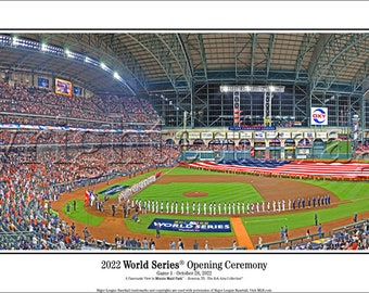 Houston Astros 2022 World Series 13.5x39 Panoramic Poster – Minute Maid Park-2137