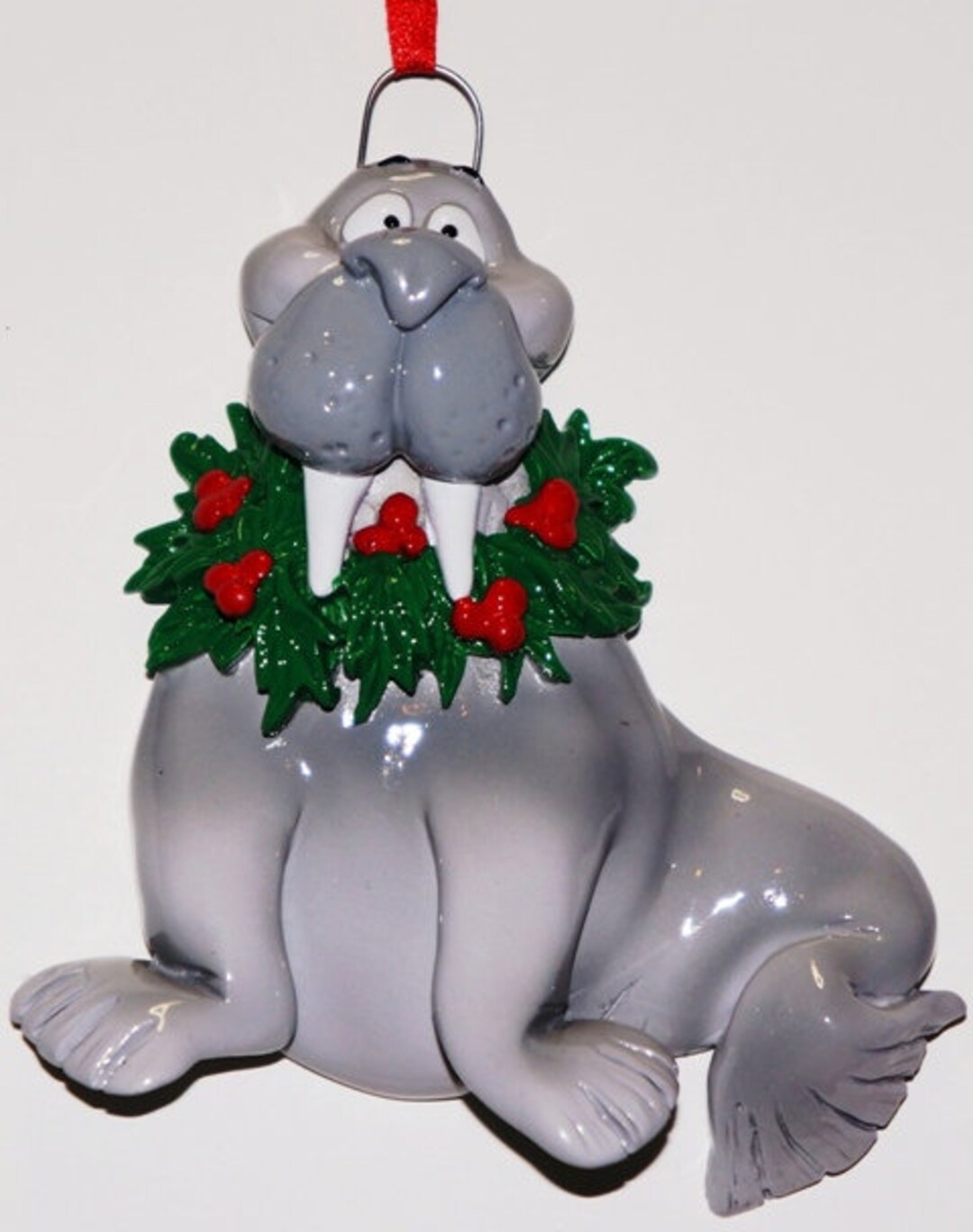 Walrus Personalized Christmas Ornament Animal Christmas Etsy