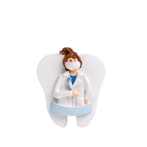 Dentist Woman Personalized Ornament-Hand Personalized Christmas Ornament