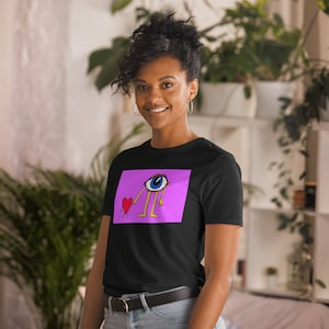 Eye Heart You Unisex Tee - Halloween Shirt - Graphic Tee - Punk Shirt