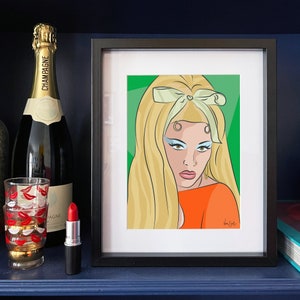 DAKOTA, Dakota Schiffer, RuPaul&#39;s Drag Race A5 Print