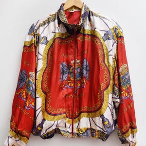 Volup Vintage 1980s Red Novelty Shell Jacket, 36-44in Waist (L)