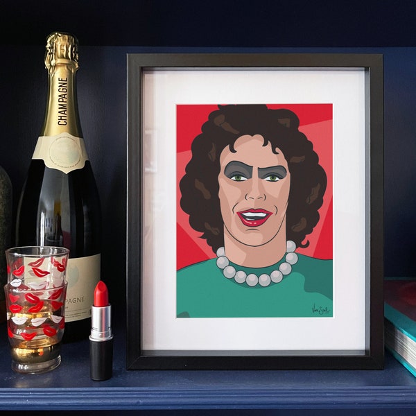 FRANK, Frank N Furter, Rocky Horror Picture Show A5 Print