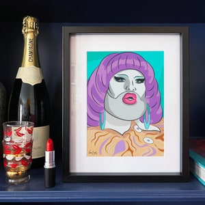 DANNY, Danny Beard, RuPaul&#39;s Drag Race A5 Print