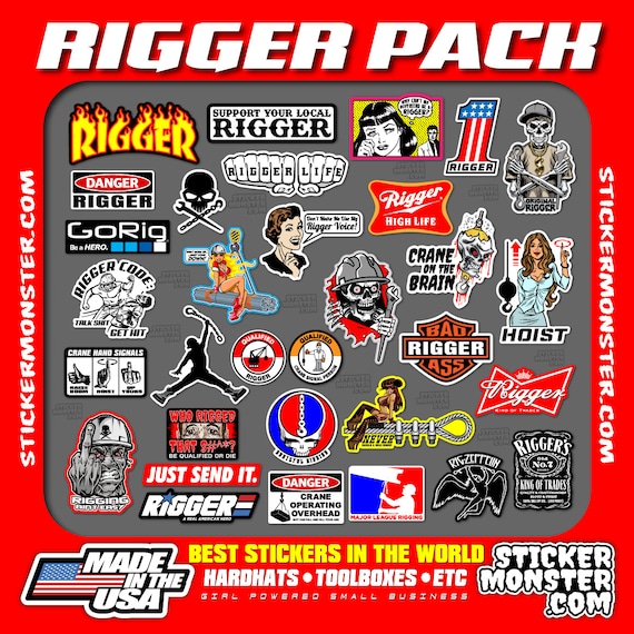 HARD HAT STICKERS CONSTRUCTION STICKERS S-32
