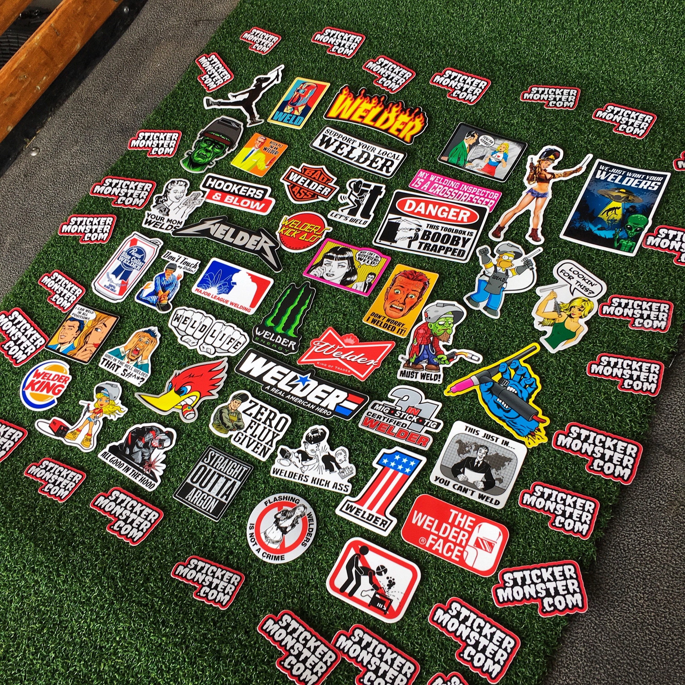 50pcs Welder Helmet Stickers - Funny Welding Safety Stickers For Hard Hat, Construction Workers, Plumber, Foreman