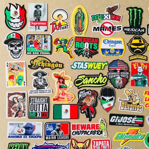 SUPER MEXICAN Hard Hat Stickers 82 MEXICO Hardhat Sticker & Decals, El  Chapo, Zapata, Chupacabra, Guadalajara, Chingon Free Shipping 