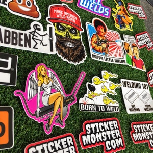 Lasser Skelter-stickerspakket, stickers voor helm en gereedschapskist afbeelding 4