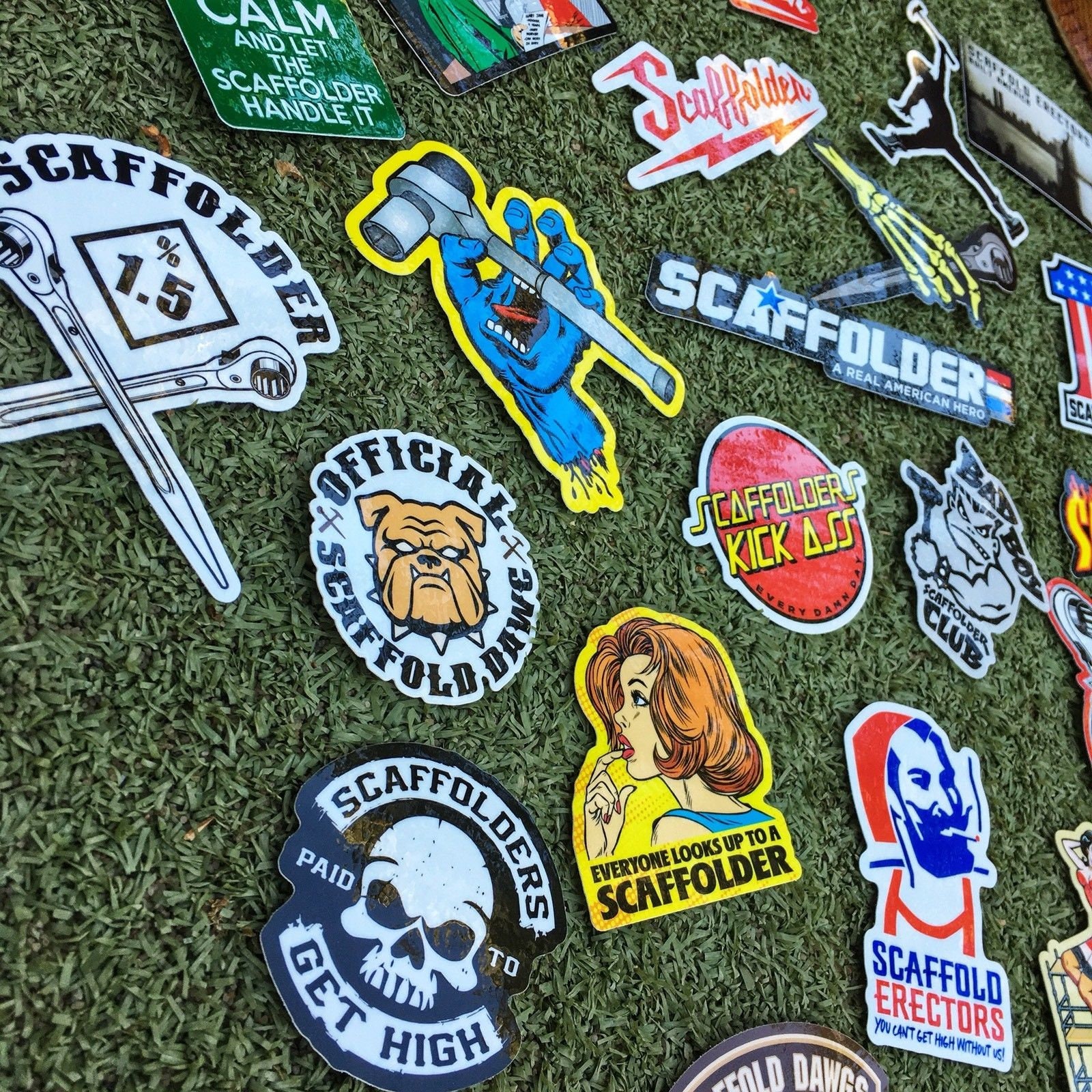 SCAFFOLDER Hard Hat Stickers 40 Hardhat Sticker and Decals Etsy