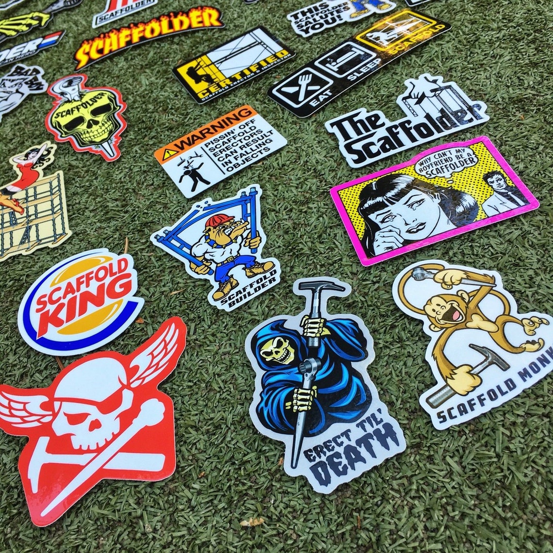 SCAFFOLDER Hard Hat Stickers 40 Hardhat Sticker and Decals Etsy