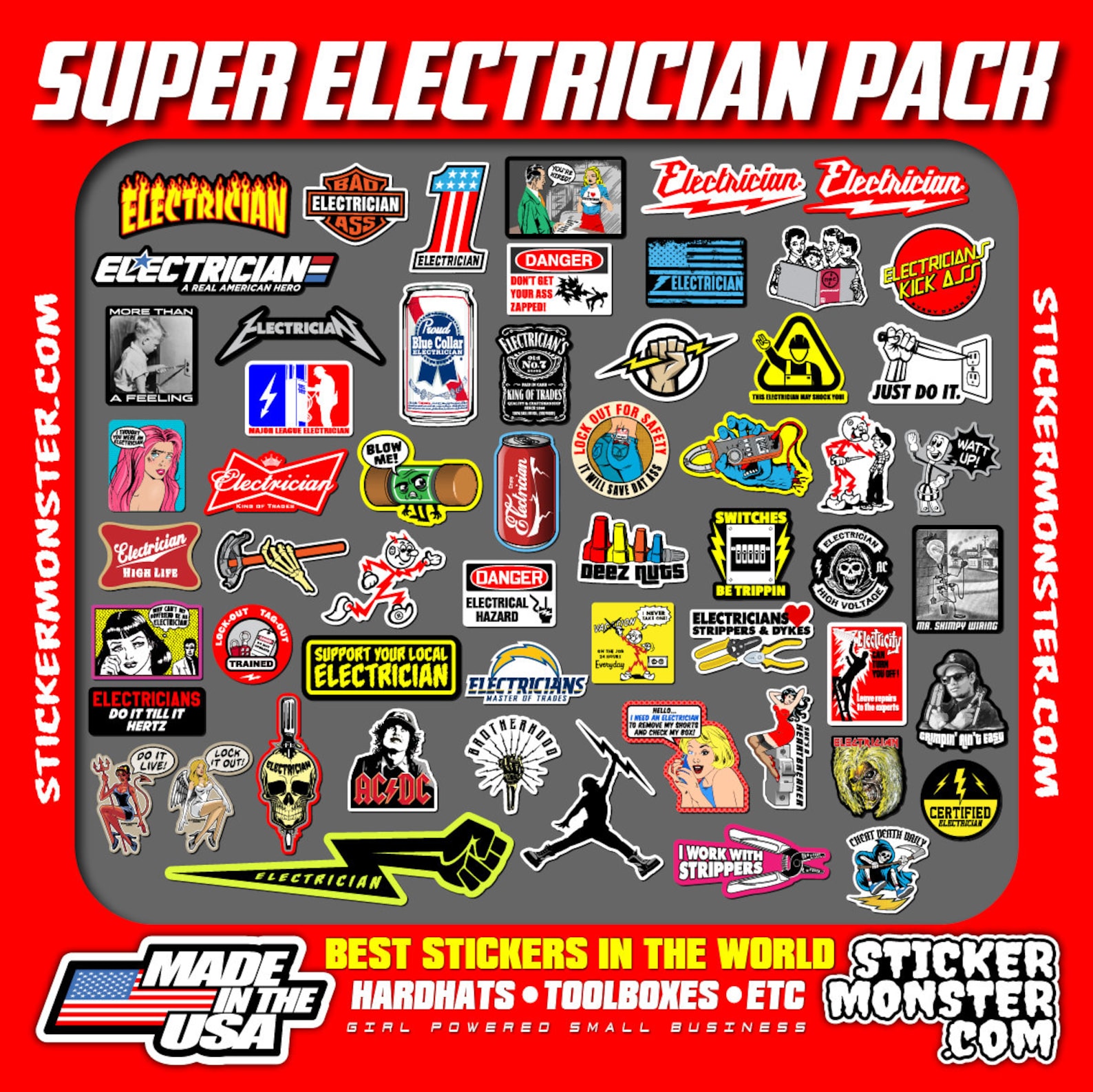 NEW ELECTRICIAN Hard Hat Stickers 55 Hardhat Sticker and Etsy