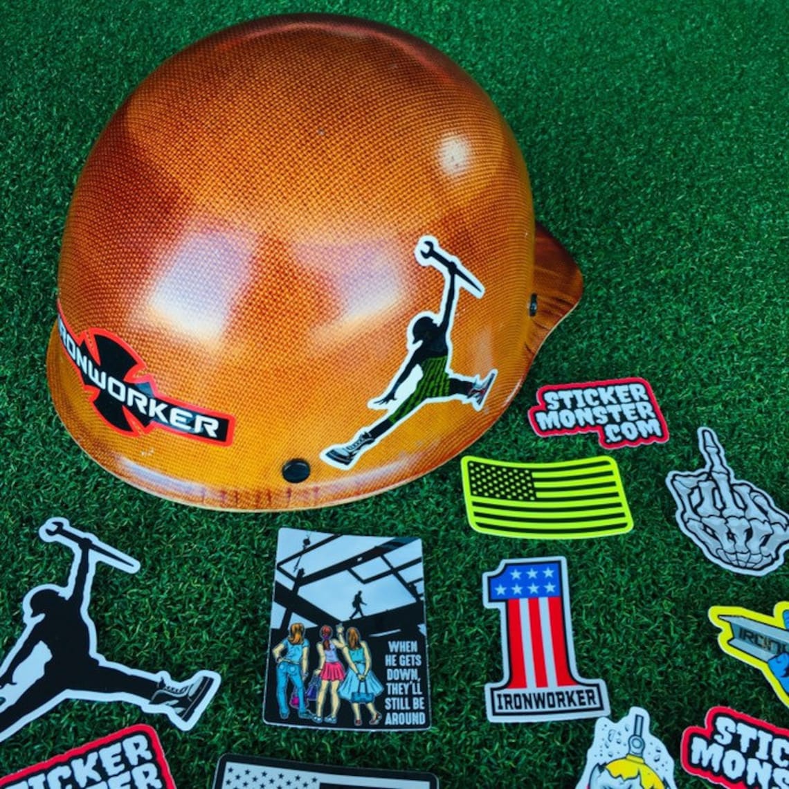 IRONWORKER Hard Hat Stickers Iron Worker 52 HardHat Sticker & Etsy