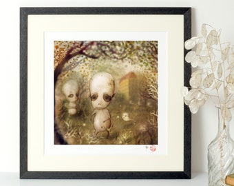 Garnements - Photo, Tirage d'art (forêt, enfant, monstre, fantôme, fineart, artprint)