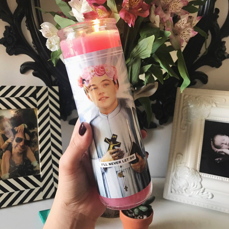 Celebrity Saint Candle Celeb Prayer Candle Etsy