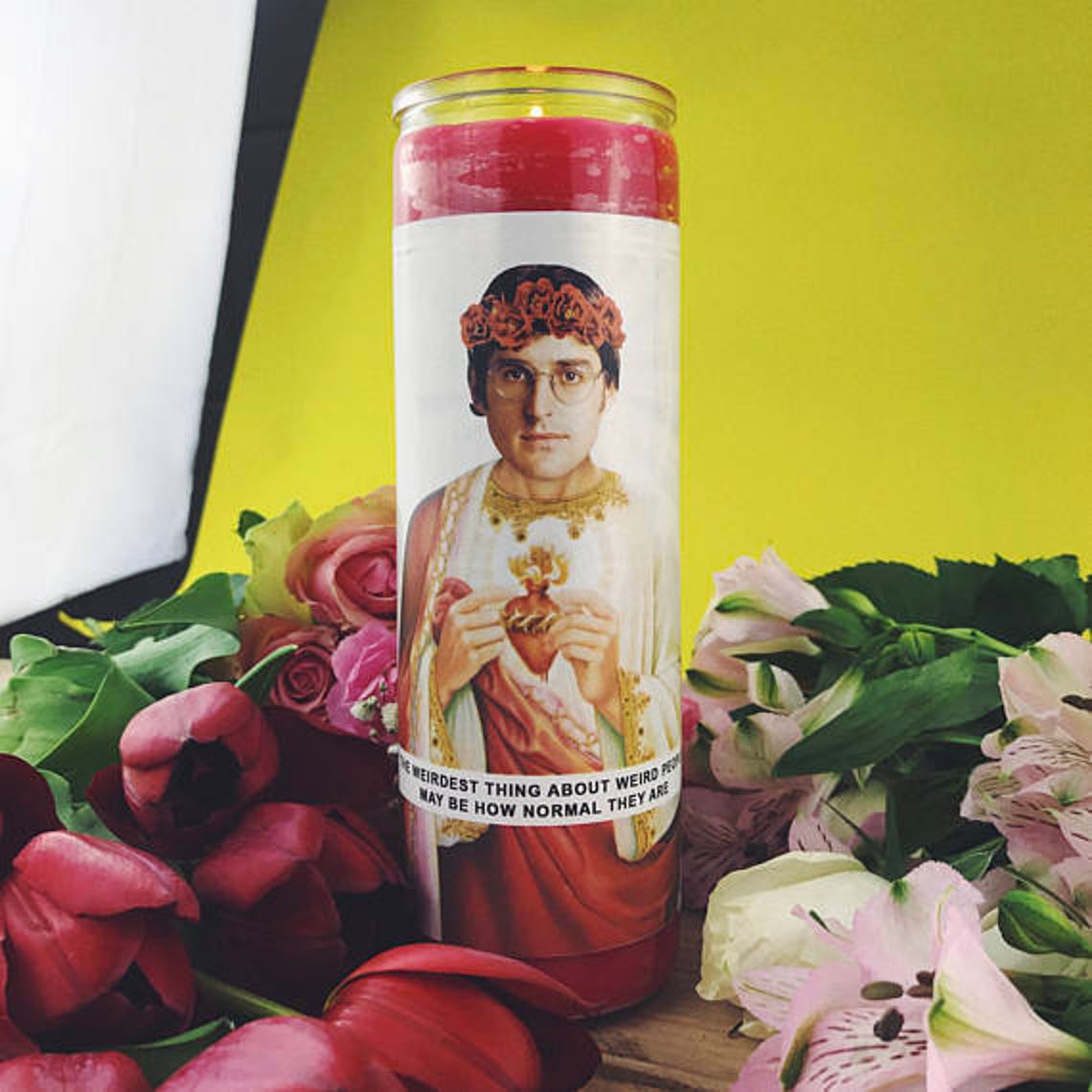 Celebrity Saint Candle Celeb Prayer Candle Etsy