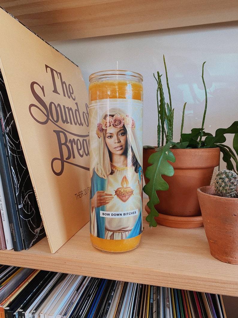 Celebrity Saint Candle Celeb Prayer Candle Etsy