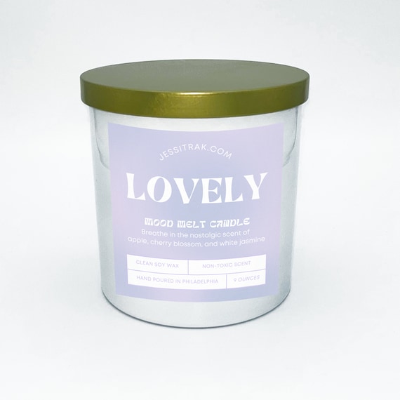 Lovely Cherry Blossom & Apple Scented Candle | Love Spell Scent Dupe | Natural Soy Wax, Toxin Free
