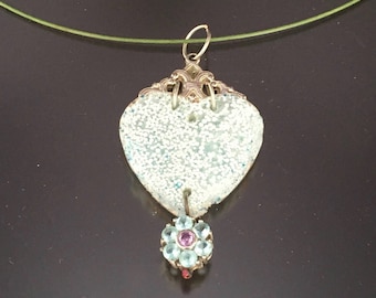 Specked Heart of Victoria Necklace