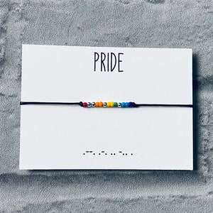 Bracelet de fierté gay, bracelet LGBT, bracelet de couples, bracelet de fierté, drapeau de fierté gay, bijoux de fierté gay, cadeaux de partenaire, LGBT, bracelet arc-en-ciel
