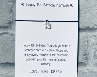 13th birthday card,13th birthday gift,13th birthday girl,gifts for 13th birthday,gifts for 13 year old girl,13th gift for teenager
