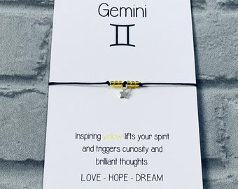 Gemini bracelet,birthday gift,zodiac sign jewelry,zodiac bracelet,gemini gift,horoscope bracelet,birthday bracelet,gemini star sign gifts