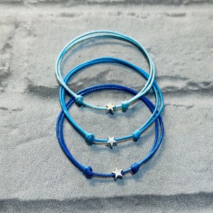 Adjustable string wish bracelet,String anklet,friendship bracelet,Hen party ideas,Waxed cord bracelet,Christmas gift,party bag gifts