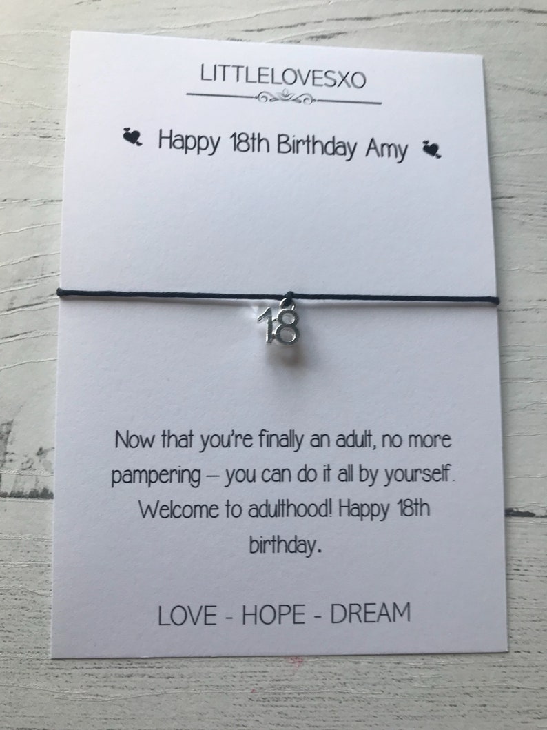 18th birthday cardgift for 18th birthday18th birthday gift | Etsy